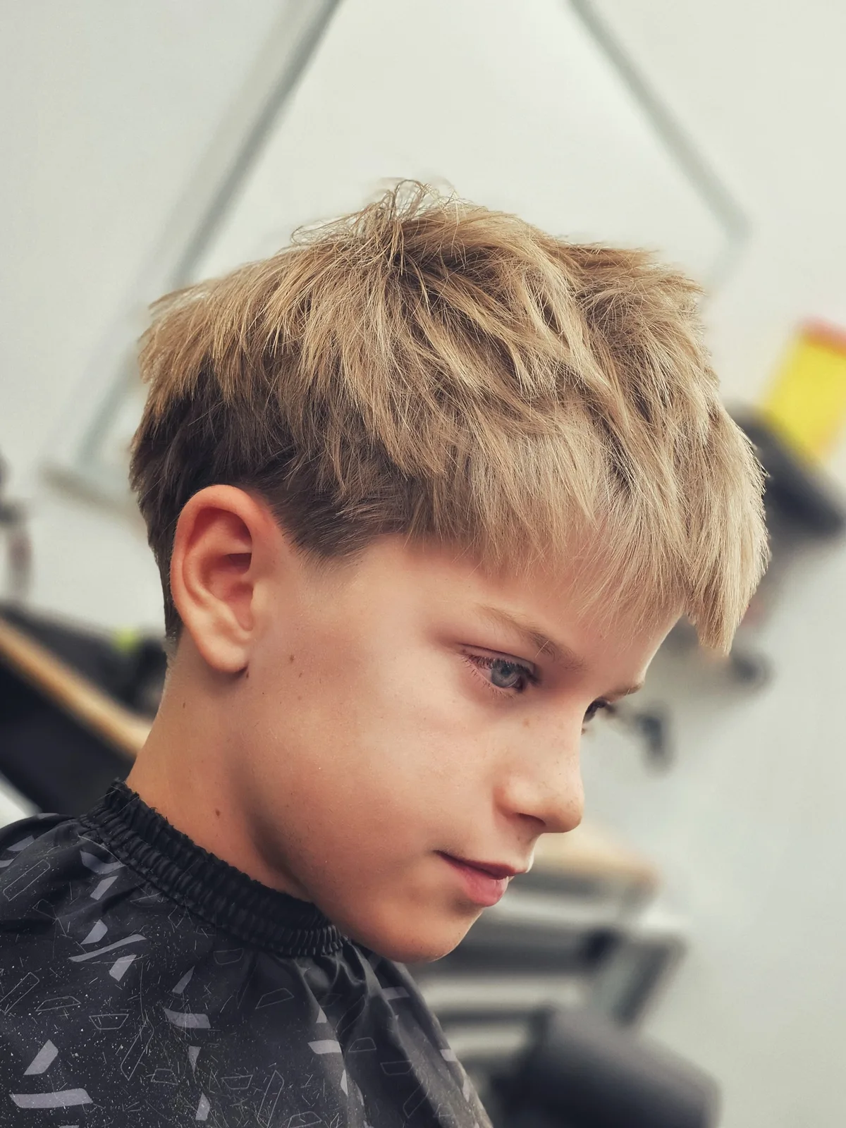 Finished haircut result at Willow Road Barber Shop in Guelph